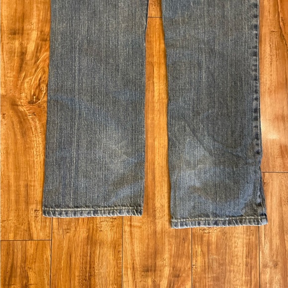 WRANGLER Boys Blue Gray Straight Leg Waist Tighteners Size 12 Regular - Picture 11 of 11